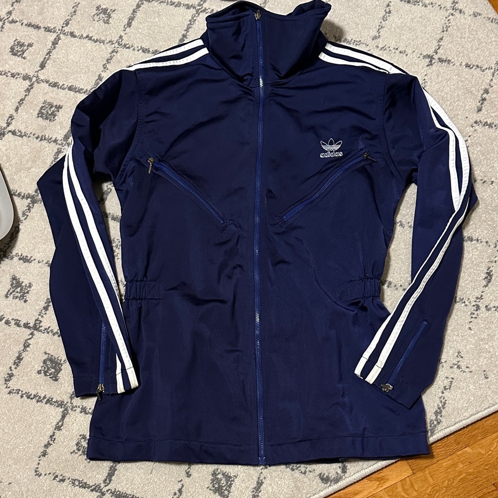 Adidas Women's Dark Blue Utility Jacket